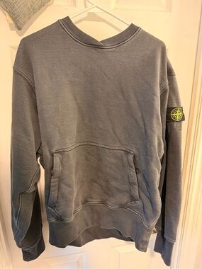Stone Island Grey Crewneck Sweatshirt